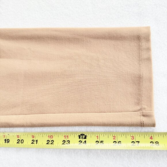 89th+Madison Women's Pull-on Elastic Waistband Stretch Mid Rise Tan Pants Size L - Picture 9 of 9
